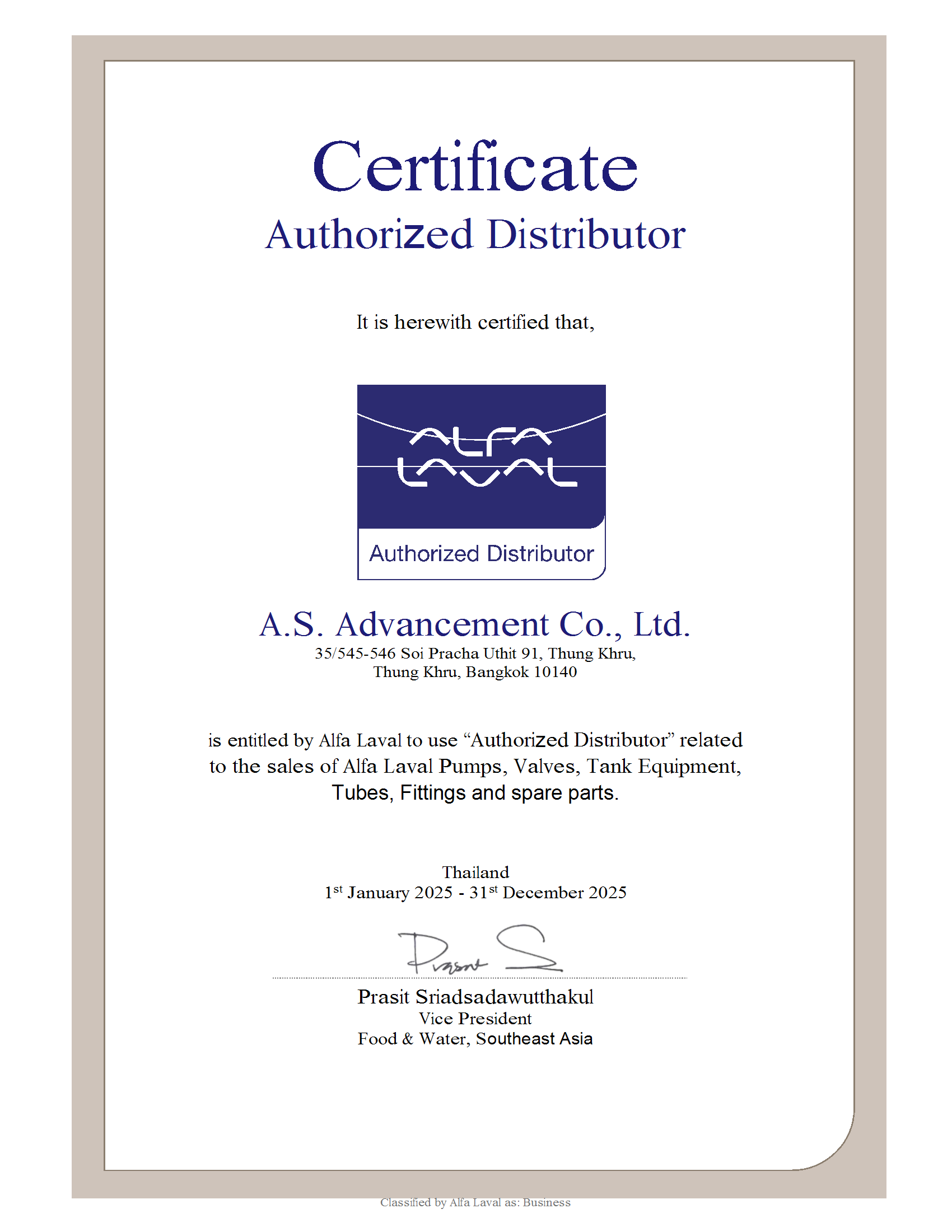 2025-AS ADV-Authorised Distributor Certificate